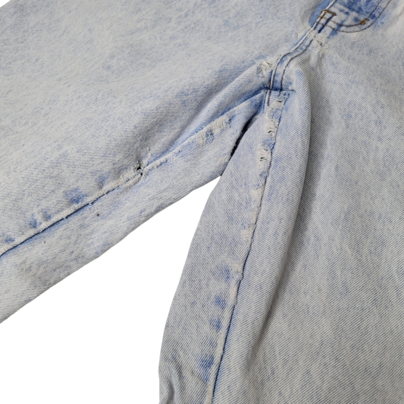 VTG Vintage High Rise Bare Back Jordache Jeans Floral Pockets Light Rinse 90s 28 - Picture 10 of 14